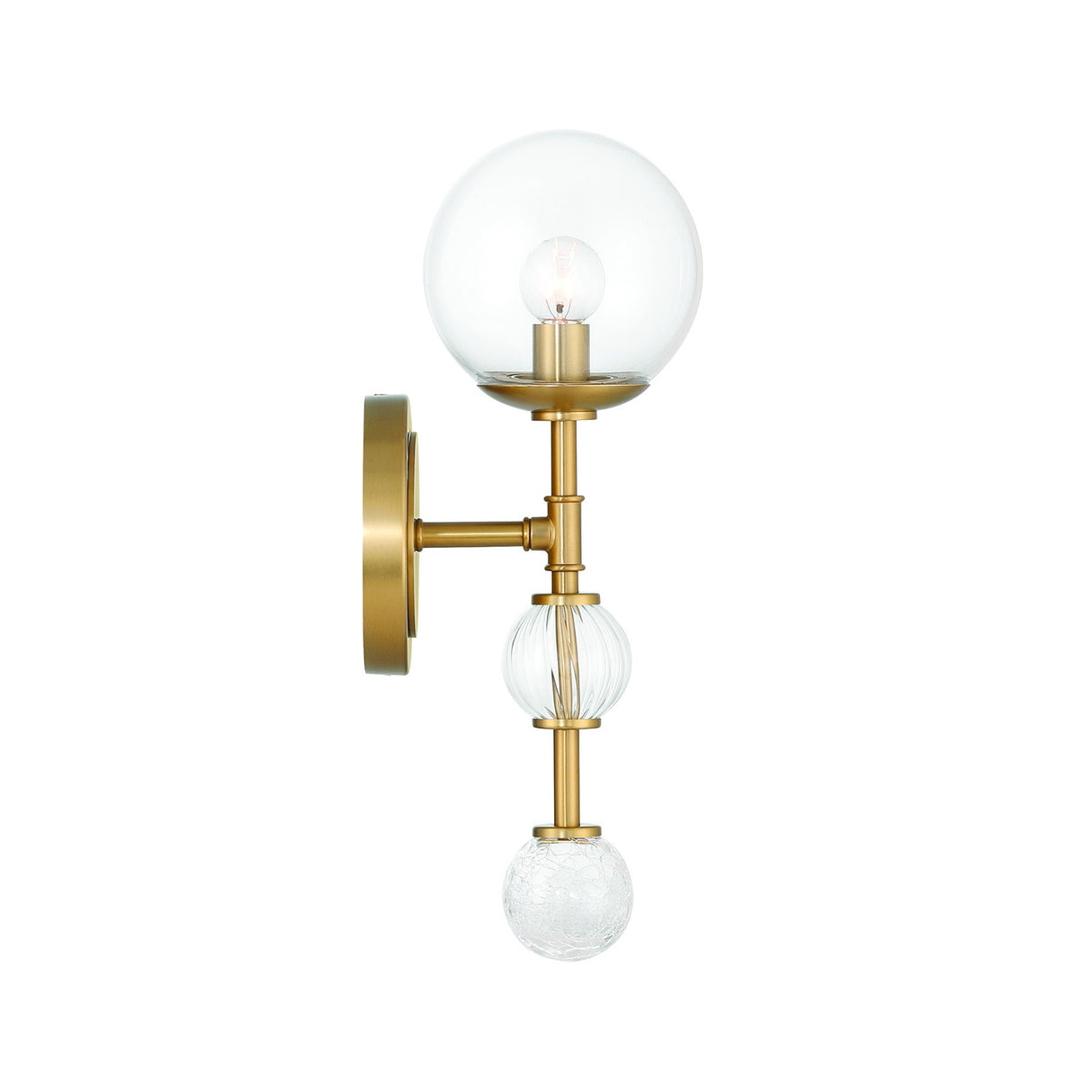 Lumi Wall Sconce 15", Brass