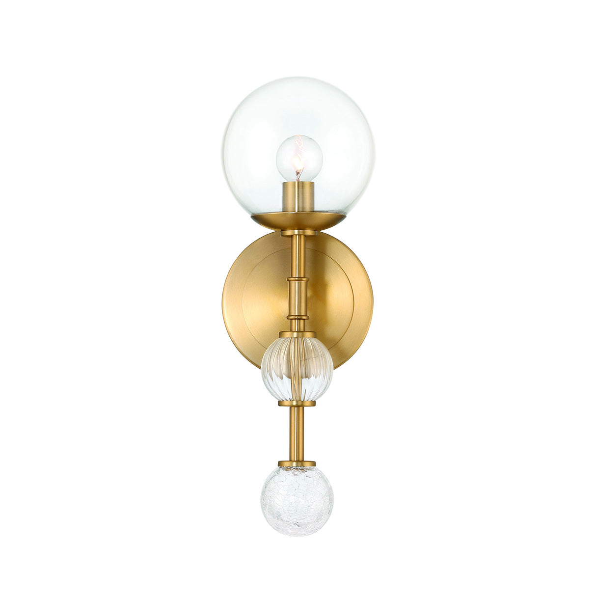 Lumi Wall Sconce 15", Brass