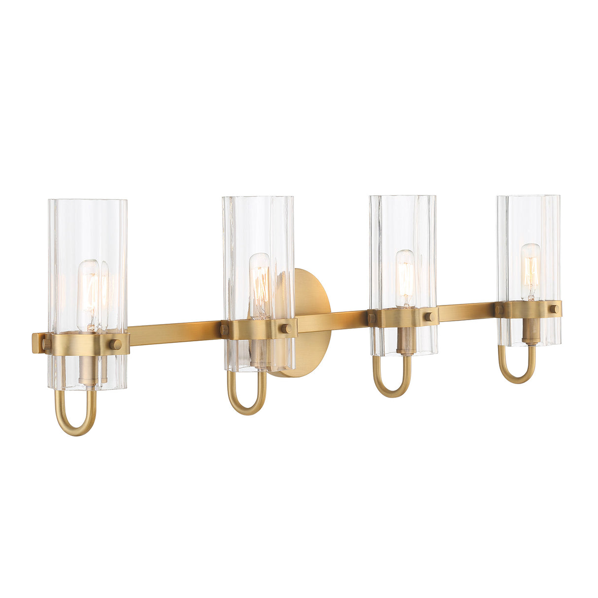 Corbin 4 Light Vanity 31", Brass