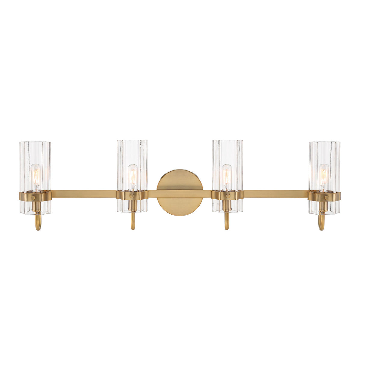 Corbin 4 Light Vanity 31", Brass