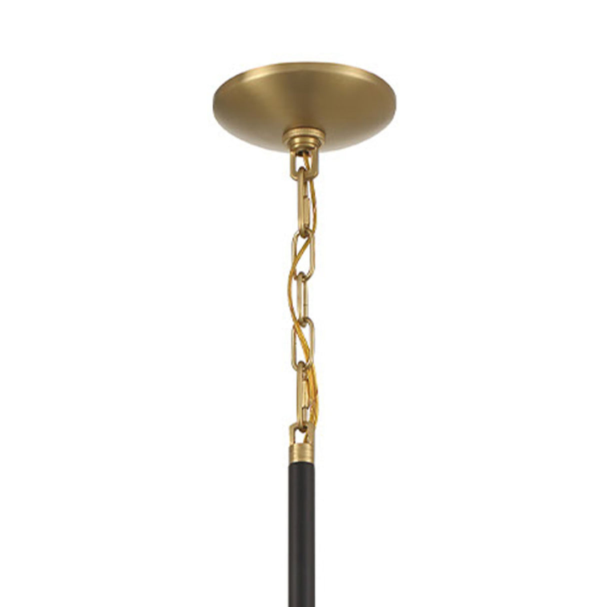 Yates LED Pendant 30", Matte Black