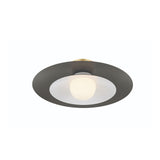 Yates LED Flush Mount 18", Matte Grey