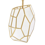 Calla 3 Light Chandelier 18", Antique Brass