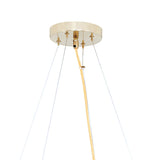 Camille 8 Light Chandelier 28", Antique Brass