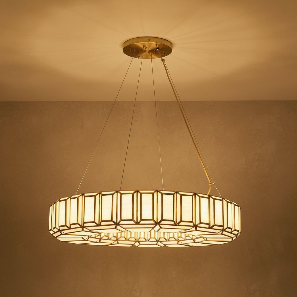 Camille 12 Light Chandelier 37" for Transitional home with Warm Beige walls