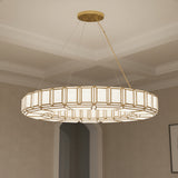 Camille 16 Light Chandelier 48" for Transitional home with Warm Beige Walls