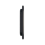 Inez LED Wall Sconce 24", Matte Black and Alabaster