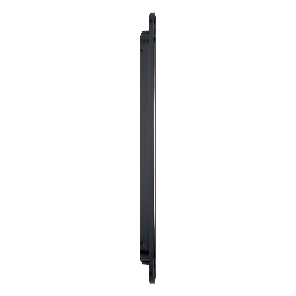 Inez LED Wall Sconce 46", Matte Black and Alabaster