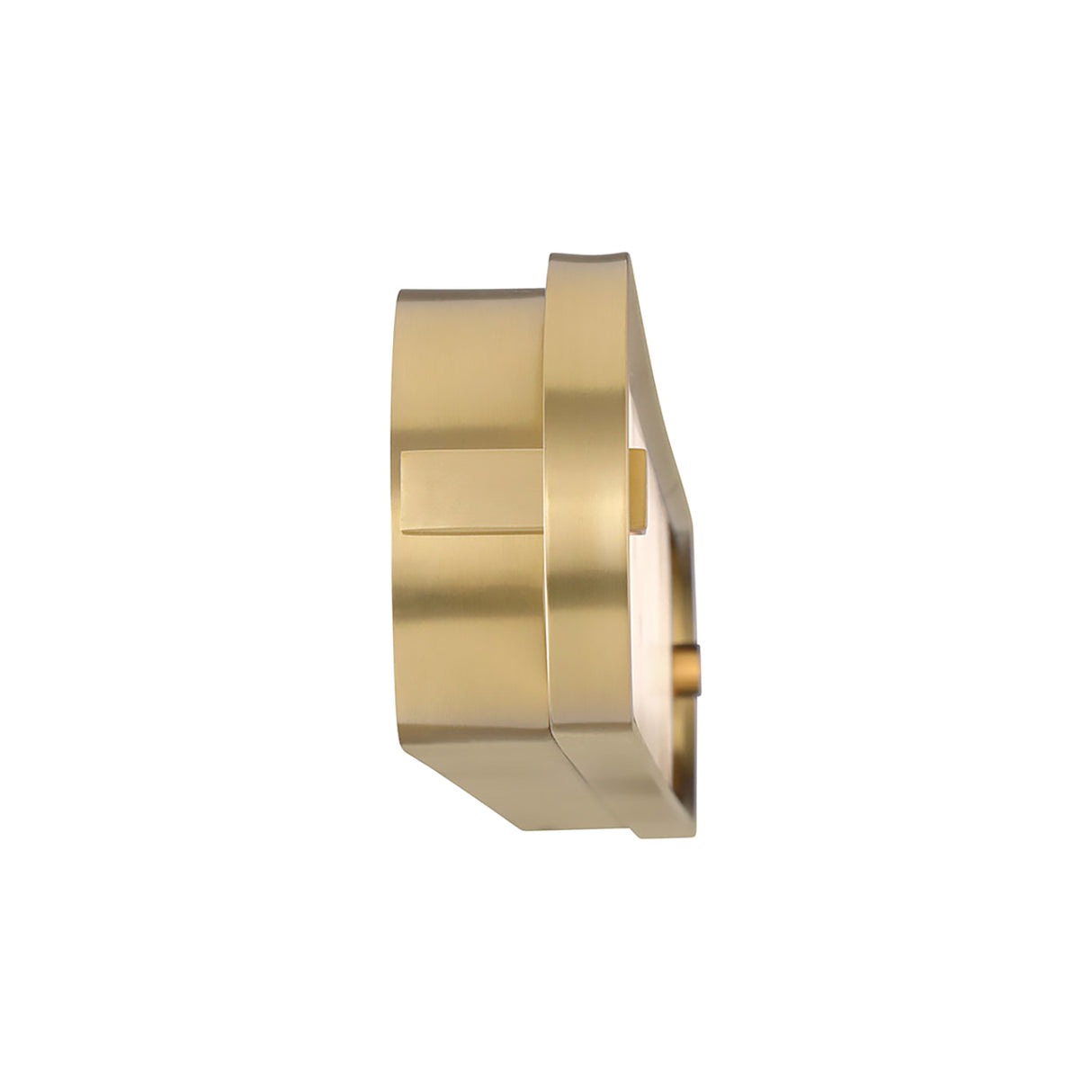 Inez LED Wall Sconce 24", Brass and Alabaster