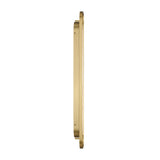 Inez LED Wall Sconce 36", Brass and Alabaster