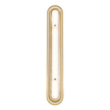 Vance LED Wall Sconce 38", Brass and Textured Glass