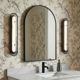 Vance LED Wall Sconce 30" for Transitional home with Cream Wallpaper