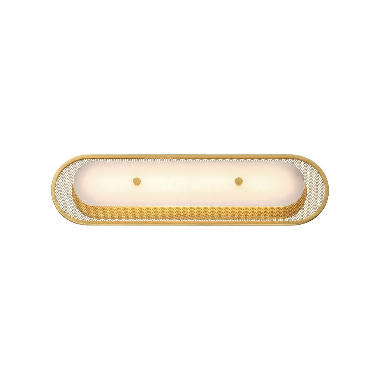 Vance LED Wall Sconce 22", Brass and Alabaster