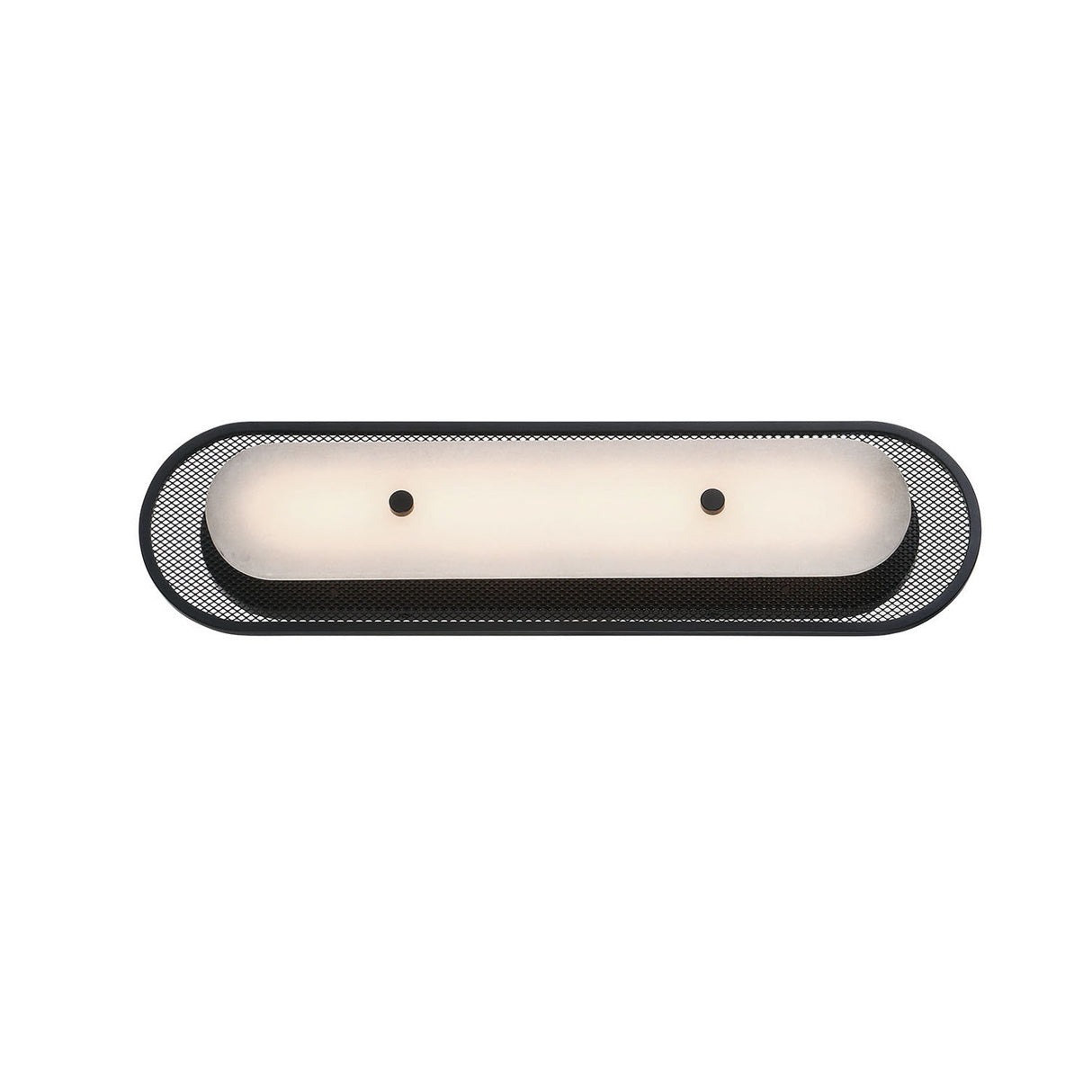 Vance LED Wall Sconce 22", Matte Black and Alabaster