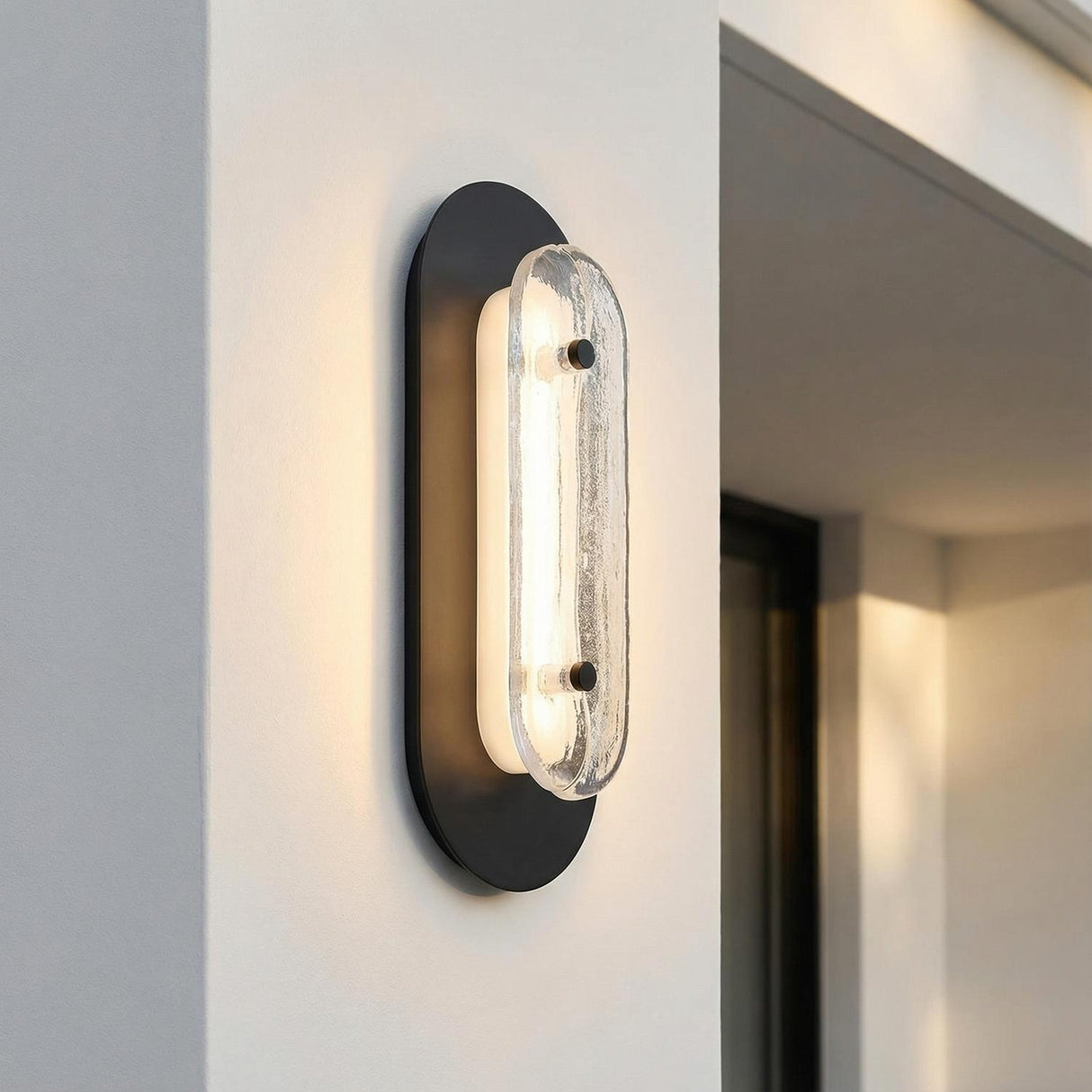 Vance LED Outdoor Wall Light 16" for Modern home with White Siding