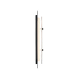 Vance LED Outdoor Wall Light 22", Black and Textured Glass