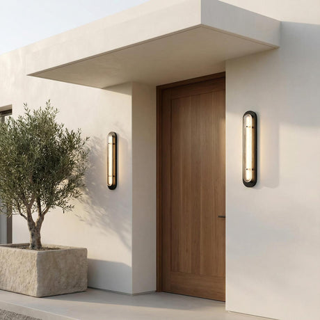 Vance LED Outdoor Wall Light 30" for Modern home with White Siding