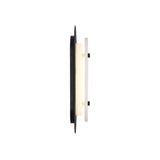 Vance LED Outdoor Wall Light 16", Black and Alabaster