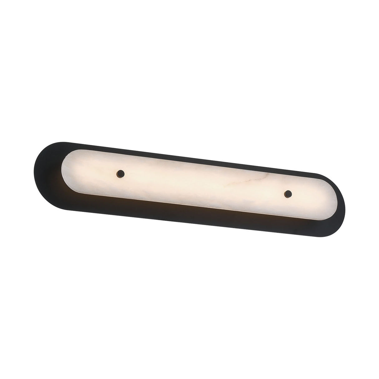 Vance LED Outdoor Wall Light 30", Black and Alabaster