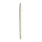 Vance LED Outdoor Wall Light 38", Black and Alabaster