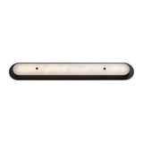 Vance LED Outdoor Wall Light 38", Black and Alabaster