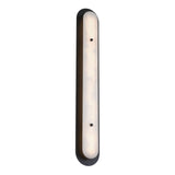 Vance LED Outdoor Wall Light 38", Black and Alabaster