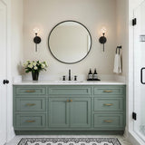 Eaton LED Wall Sconce 19", Matte Black and Clear Glass