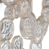 Denali 12 Light Linear Chandelier 40", Champagne Silver with Clear Glass