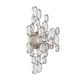 Denali Wall Sconce 18", Champagne Silver with Clear Glass