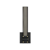 Lune LED Wall Sconce 16", Brass and Black