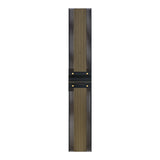 Lune LED Outdoor Wall Light 31", Brass and Black