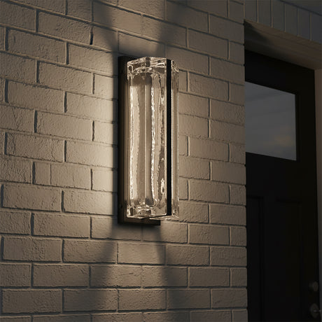 Prescott LED Outdoor Wall Light 16" for Modern home with White Brick