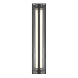 Prescott LED Outdoor Wall Light 24", Matte Black and Clear Glass