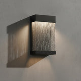 Palisade LED Outdoor Wall Light 12" for Modern home with Gray Siding