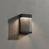 Palisade LED Outdoor Wall Light 12", Black