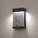 Palisade LED Outdoor Wall Light 12", Black