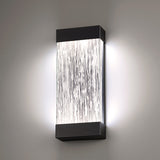 Palisade LED Outdoor Wall Light 17",  Black