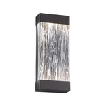 Palisade LED Outdoor Wall Light 17",  Black