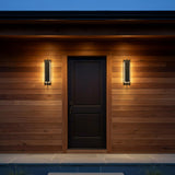 Rye LED Outdoor Wall Light 21", Textured Black