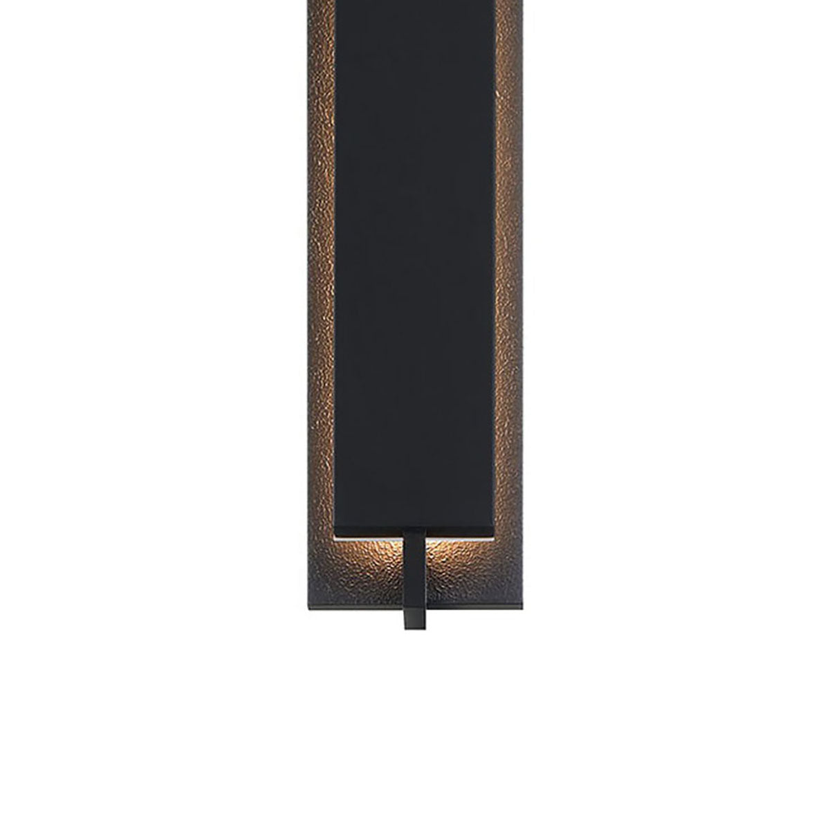 Rye LED Outdoor Wall Light 21", Textured Black