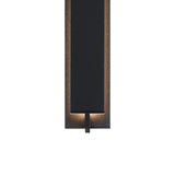 Rye LED Outdoor Wall Light 21", Textured Black