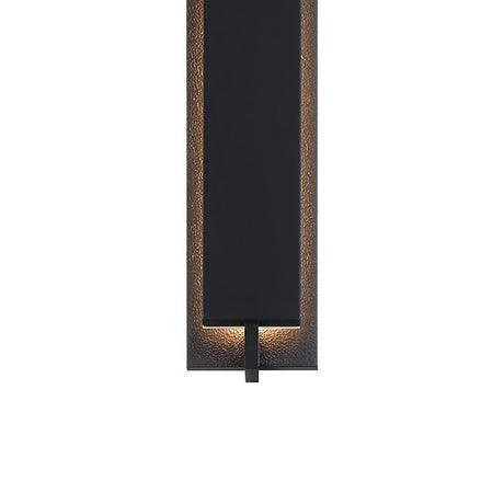 Rye LED Outdoor Wall Light 21", Textured Black