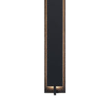 Rye LED Outdoor Wall Light 46", Textured Black