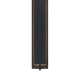 Rye LED Outdoor Wall Light 60", Textured Black