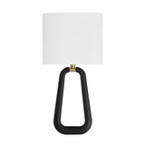 Boden Wall Sconce 20", Matte Black and Brass