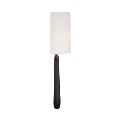 Boden Wall Sconce 20", Matte Black and Brass