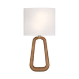 Boden Wall Sconce 20", Natural Wood and Brass