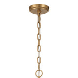 Brielle 13 Light Chandelier 22", White Art Glass with Aged Brass