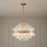 Maxwell 12 Light Chandelier 22" for Transitional home with White Painted Walls