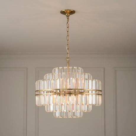 Maxwell 12 Light Chandelier 22" for Transitional home with White Painted Walls
